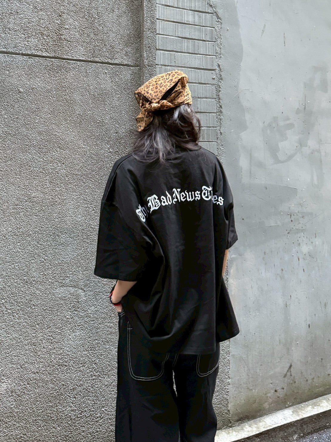 BOXY 雙沙歌德刺繡短寬上衣