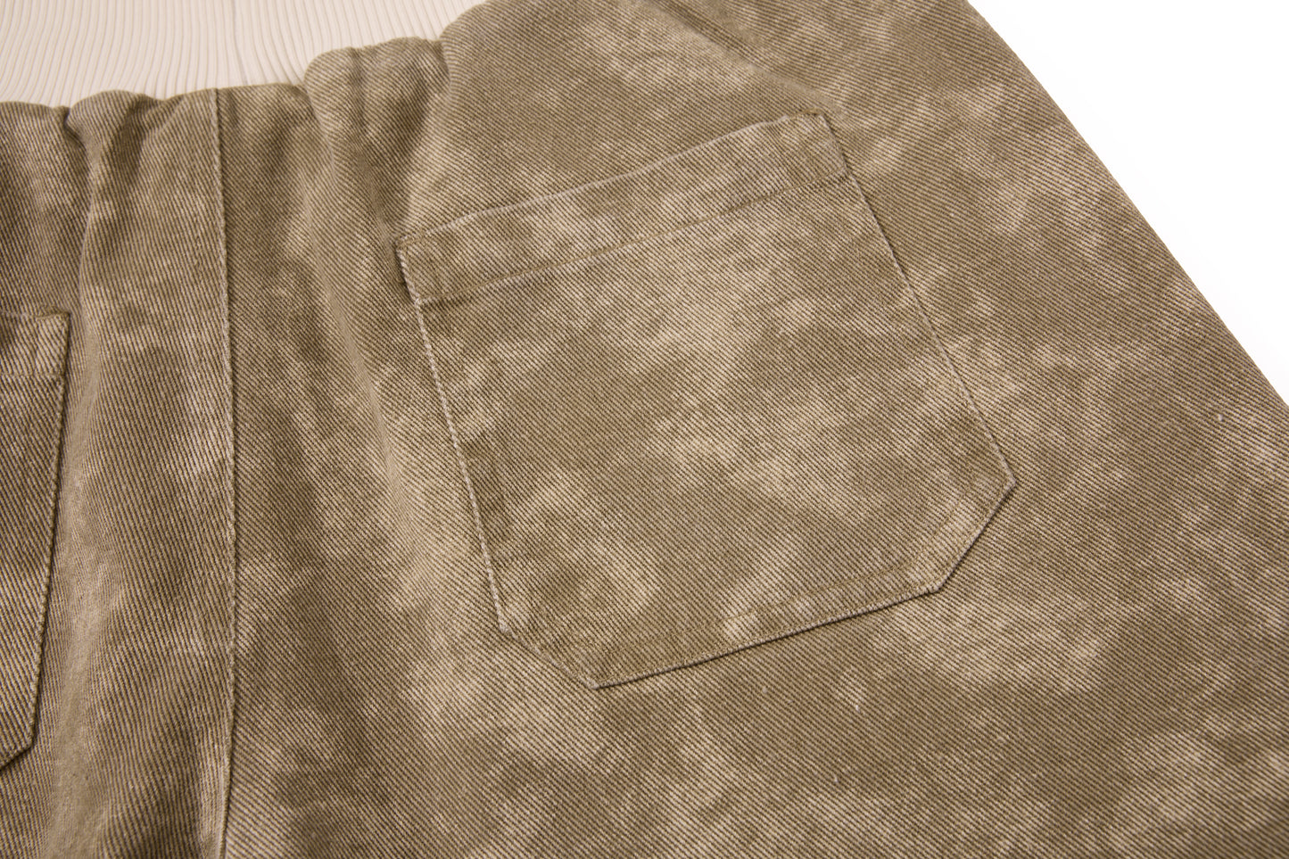 "WASHED DUST" 斑駁做舊工裝長褲